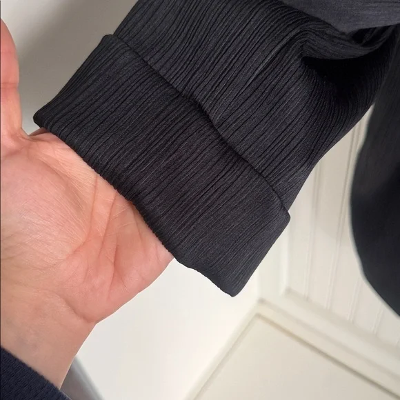 Zara Oversized Lightweight Double Breasted Blazer Black - Picture 5 of 6